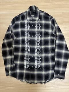 CRISTIAN DADA クリスチャンダダ 刺繍ネルシャツ 日本製