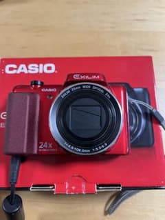 CASIO EXILIM レッド 24倍光学ズーム　EX-H60のサムネイル