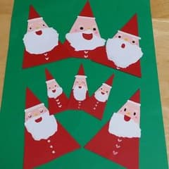 クリスマス壁面飾り*°サンタクロースのサムネイル