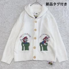 新品 ジェラートピケ スーパーマリオ ベビモコジャガードショール