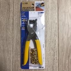 ハトメパンチ ハトメ穴径約4.0mmのサムネイル
