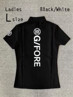 G/FORE ジーフォア Lサイズ レディース モックネックT-シャツ ブラック