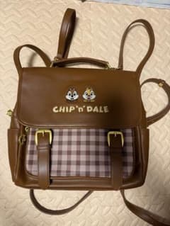 ディズニーチップとデール 2way ショルダーバッグ　キーホルダー付きのサムネイル
