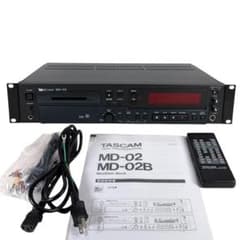 MD録音履歴76時間・TASCAM MD-02 MDLP対応 MDデッキ - メルカリ