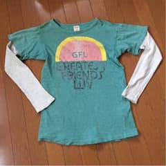 mauii様専用デニム&ダンガリー 重ね着ロングTシャツ 160のサムネイル