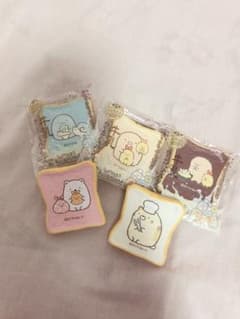 すみっコぐらし　牛乳ひたしパンミニ　ブルーム　スクイーズ 5 点セットのサムネイル