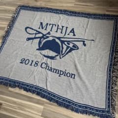 MTHJA ビンテージラグ 2018年年間チャンピオン記念品 マルチカバー MTHJA ビンテージラグ 2018年年間チャンピオン記念品 マルチカバー