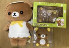 リラックマ　バスセット　ライティングドール　天使と悪魔ぬいぐるみ