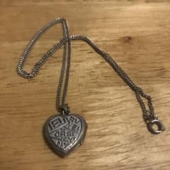 【希少】昭和少女漫画付録 　とハートのロケットネックレスセット 希少】昭和少女漫画付録 とハートのロケットネックレスセット