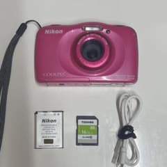 Nikon COOLPIX W100ピンク デジタルカメラ - メルカリ