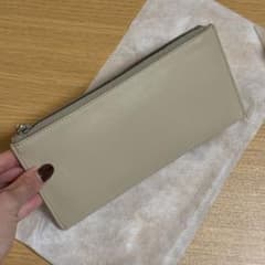 Aeta フラットロングウォレット Gray Beige - メルカリ