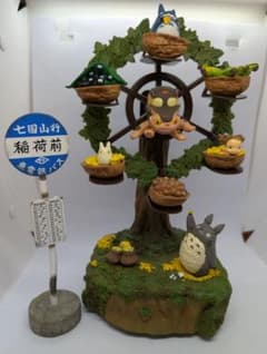 美品！ となりのトトロ 『森の観覧車 オルゴール』 ＋ 『バス亭