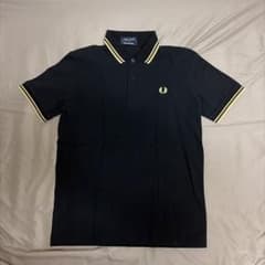 FREDPERRY フレッドペリー 英国製 ポロシャツ シャンパン ブラック