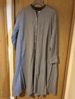 mizuiro ind チェック柄 ロングシャツ 長袖のサムネイル