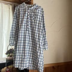 HORS-DOEUVRE チェック柄シャツワンピースのサムネイル