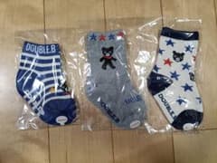 DOUBLE.B ベビー靴下セット☆11-13㌢のサムネイル