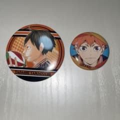 ハイキュー　日向翔陽、山口忠　缶バッジのサムネイル