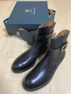 【新品未使用】chausser ショセ　ジョッパーブーツ　黒　26.0のサムネイル