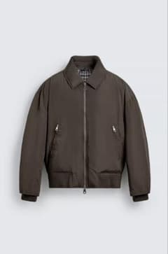 ZARA コントラストキルティングボンバージャケットのサムネイル