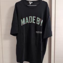 H＆M MADE BY ロゴプリント Tシャツ ブラックのサムネイル