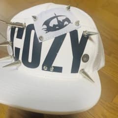 COZY WORLDWIDE SPIKEDホワイト メッシュキャップ - メルカリ