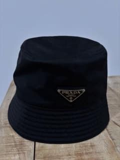 PRADA ブラック バケットハット S - メルカリ