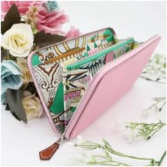 セール中】≪極美品≫エルメス アザップ ロング シルクイン ピンク系 Z 
