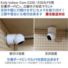 [Eufy Indoor Cam C220/E30] Tripod screw, plaster pin plate