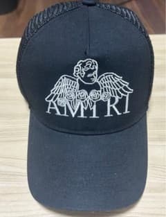 AMIRI エンジェル刺繍 ブラックキャップのサムネイル