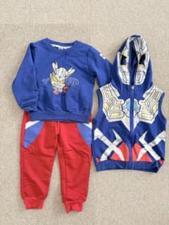 ウルトラマンゼロ子供服なりきり3点セット100cmのサムネイル