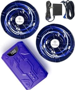 業界超強40V 30000mAh ファンバッテリーセット 空調作業服 猛暑 - メルカリ