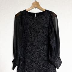 【Rejoule】花柄ジャガードワンピースのサムネイル
