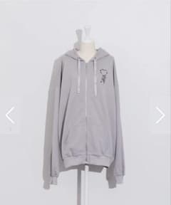 pium パーカー　ブルーグレー新品のサムネイル