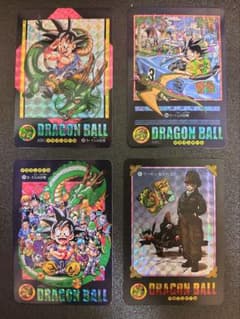 ドラゴンボールカードセット4枚のサムネイル