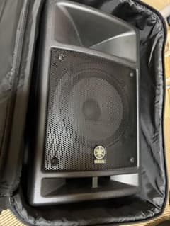 YAMAHA パワードスピーカー MSR100 本体 社外汎用ケース付＊＊動作品