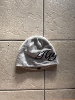 HUF ニット帽 ホワイト ロゴ入りのサムネイル