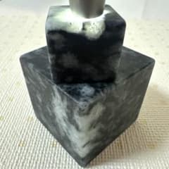 【ブラックキューブ】　黒翡翠　糸魚川翡翠　国産鉱物　224g 【おまけでミニ付】