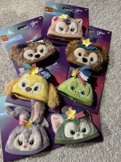 香港ディズニー　20周年 イヤーハットバッグチャーム　ダッフィーフレンズセット m15214810784_1.jpg?1751453357