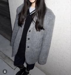 OAF HAIRY WOOL BLEND JACKET - メルカリ