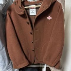 DANTON フード付きウールコート 38のサムネイル