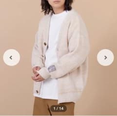 나츠메 친구장 모델 가디건 SuperGroupies L 사이즈