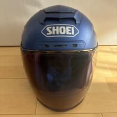 SHOEI ジェットヘルメット 青 スモークシールド　j-force4のサムネイル