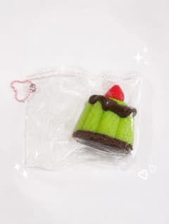 抹茶ケーキ スクイーズ ストラップ 未開封 レアのサムネイル