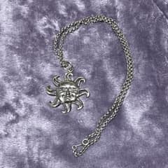 【レア】太陽 サンフェイス メキシコ Silver 925 50cm ネックレスのサムネイル