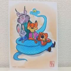 ズートピア2 映画特典 日本限定 監督描き下ろし プレミアムアート