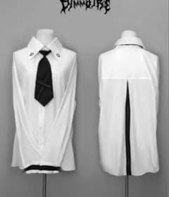 【DimMoire】ZIPシャツ(White) Dimmoire ディムモアール ZIPシャツ【White】 - メルカリ