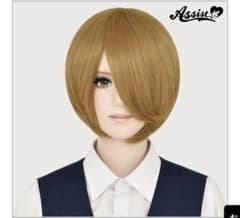 Assist コスプレウィッグ ショートボブ改　ブラウンゴールド　26のサムネイル