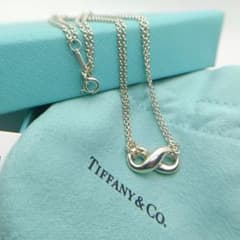 極美品✨️ ティファニー インフィニティ ネックレス　チョーカー　 シルバー 極美品✨️ ティファニー インフィニティ ネックレス チョーカー
