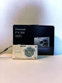 Panasonic LUMIX DMC-FX37 箱付き完品【動作確認済み】 動作確認済】Panasonic LUMIX FX37 ホワイト 付属品完備 - メルカリ