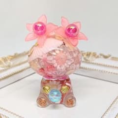 No.244♪オルゴナイト♡ピンク♡希少なカバちゃん♡のサムネイル